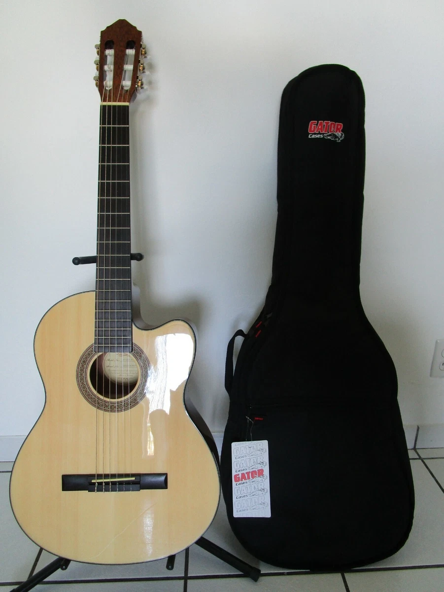 LUCERO LC100CE ACOUSTIC ELECTRIC CLASSICAL NYLON STRING GUITAR