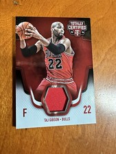 2015-16 Panini Totally Certified Materials Red /199 Taj Gibson #TCM-TG