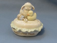 Lenox Baby's First Tooth Ceramic Box MIB 401823