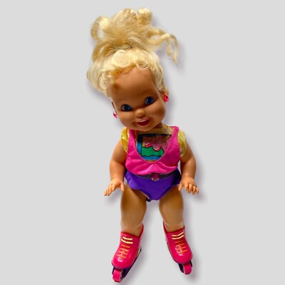 Tyco California Roller Baby Rollerblading Rollerskating Doll 90s Vintage 1991
