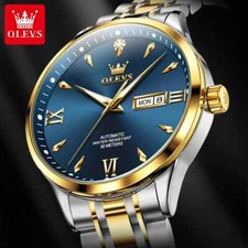 OLEVS Waterproof Luminous Diamond Dial Automatic Mechanical Business Watch Men's