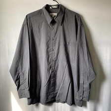 Pierre Cardin Men's Long Sleeve Pinstripe Button Up Shirt Size 16.5 Large 44-46