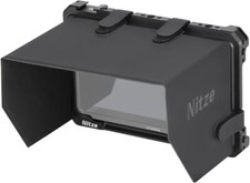 Nitze Cage w PU Leather Sunhood for Atomos Shinobi II Monitor NATO Rail Design