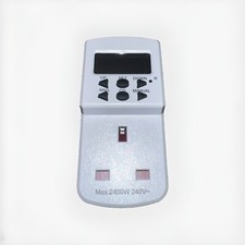 Masterplug 7 day electronic timer/switches, 2400W, 10 on/off periods/day