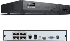 ONWOTE 4K/8MP H.265+ Security NVR, Support 8M...