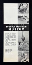 1960s Lookout Mountain Tennessee TN Museum Civil War Art Vintage Travel Brochure
