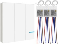 Wireless Light Switch Kit Portable Waterproof Switch Remote Control No Need Wire