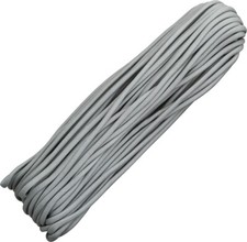 Atwood Rope MFG Parachute Cord Grey 100 Ft Camping Boating Clotheslines USA-Made