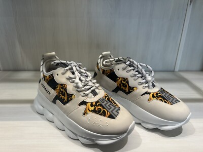100% Authentic VERSACE Chain Reaction Women's sneakers (Size EU 38