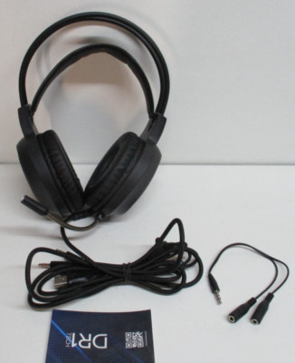 DR1TECH FireScout Over-Ear Kopfhörer, Schwarz