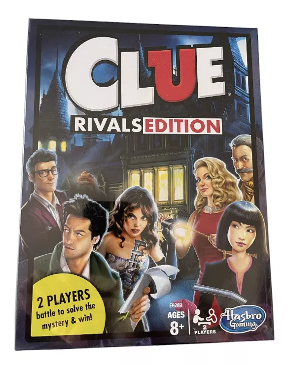 Clue Rivals Edition by Hasbro 2 Player Game