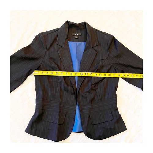 BCX Women’s Large Open Blazer Jacket Long Sleeve Collared - Picture 12 of 13