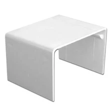 Quest Premier Cable Raceway FJC-05W 1/2 Inch Coupler Wire Hider, White