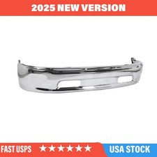 For 2013-2018 Dodge Ram 1500 Front Bumper Face Chrome No Fog Light Holes