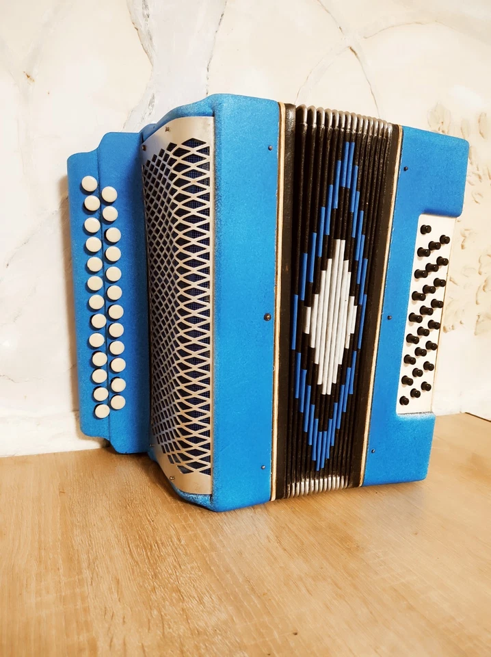 acordeón para adolescentes, buen acordeón, acordeón soviético. Foto 4 de 4
