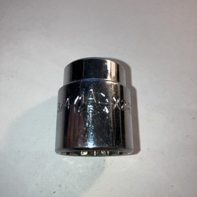 Mac Tools X242R 3/8'' Drive 3/4'' 12 Point Socket Shallow USA