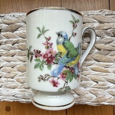 Royal Crown Coffee Cup Birds With Dainty Handle