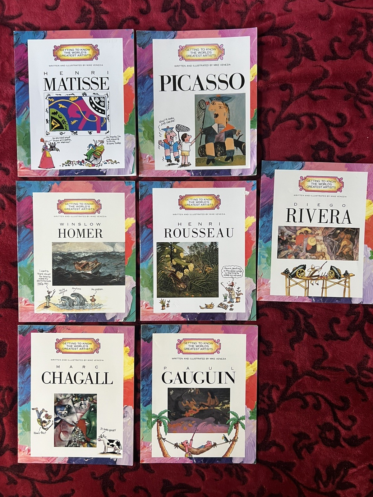 Getting To Know The World’s Greatest Artists Lot Of 7 By Mike Venezia