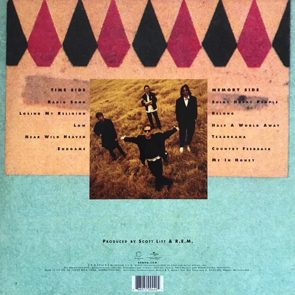 R.E.M - OUT OF TIME (VINYL 33T 2016 EUROPE REEDITION) NM - Photo 2/4