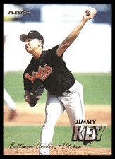 Jimmy Key 1997 Fleer #585 Baltimore Orioles MLB READ FREE SHIPPING AutographDen
