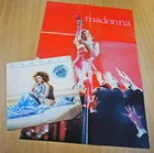 MADONNA 12" Material Girl UK 1985 VINYL with XL POSTER + Hype Sticker Rare MINT-