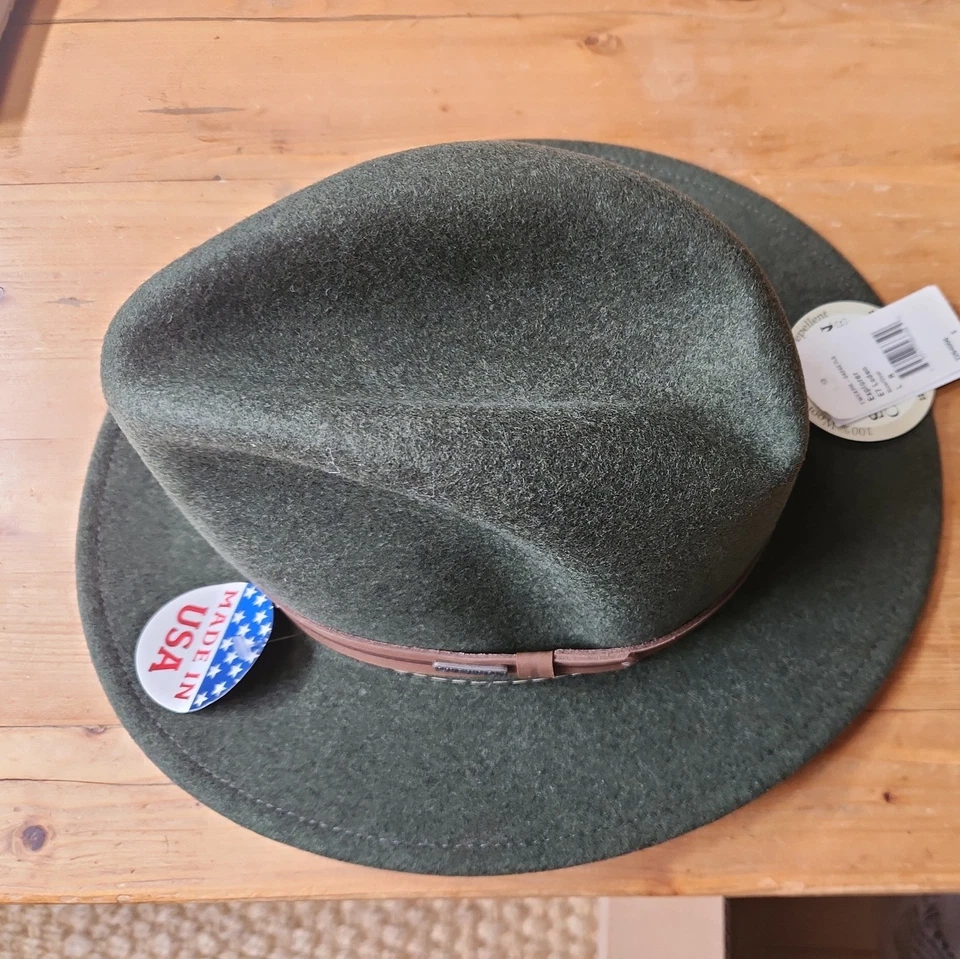 Chapéu Stetson Explorer tamanho G, verde Loren - Imagem 3 de 4