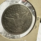 1912 S Barber XF 90% Silver Half-Dollar Key Date from San Francisco Mint