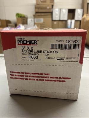 Carbo Premier 6  X 0 P600 4 Rolls Sandpaper