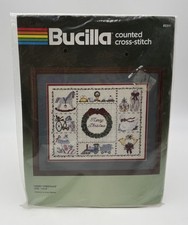 Bucilla Counted Cross Stitch Kit 82311 "Merry Christmas"  Sealed/New