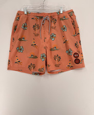 Rip Curl Lay Days Hawaii Board Shorts Mens XL 7" Palm Floral Beach Swim Trunks