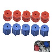 10 PCS Air Conditioning Pressure Caps, R134a AC High  Low Pressure Port