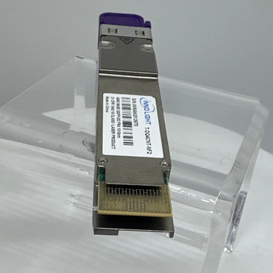 Innolight T-DQ4CNT-NF2 400G Base QSFP-DD FR4 LC 1310nm Trancievers Clean Tested - Image 4 of 4