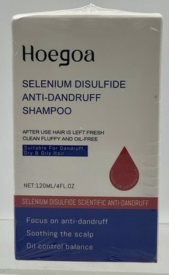 Hoegoa Selenium Disulfide Shampoo Deep Scalp Cleansing Oil Control Elasticity