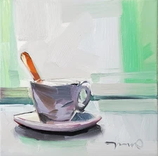 Bright and Bold PRINT by Artist Jose Trujillo Kitchen Dining Art Painting 16x16