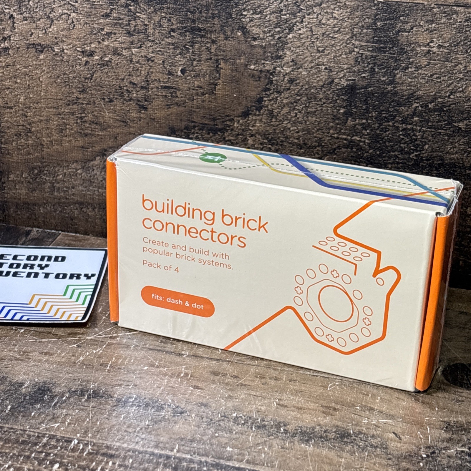 Wonder Workshop Building Brick Connectors 4 Pack For Dash And Dot Robots New