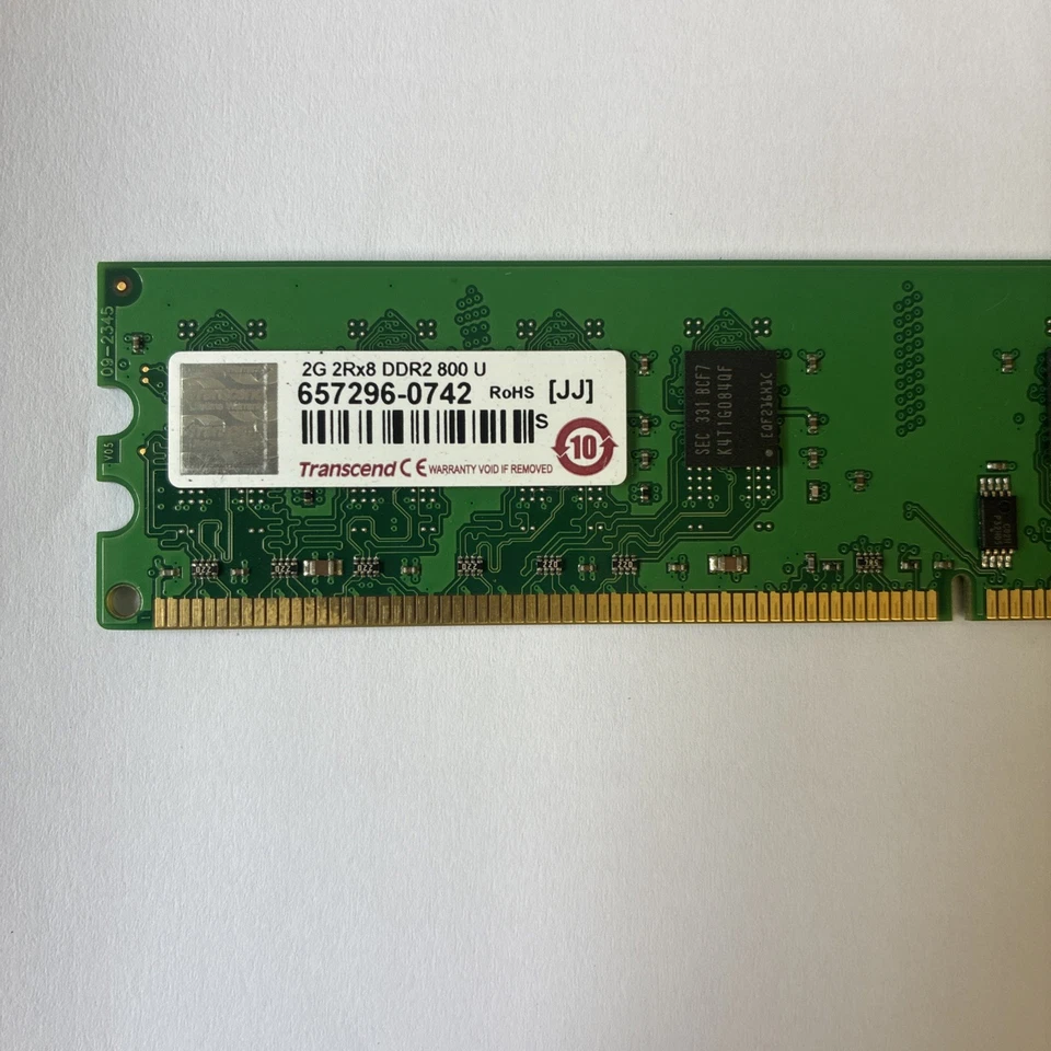 TRANSCEND Memory 2GB 2Rx8 DDR2 800 U - Image 2 of 3