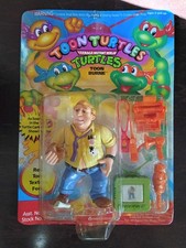 1992 Playmates TMNT Teenage Mutant Ninja Turtles Toon Turtles Toon Burne NIB