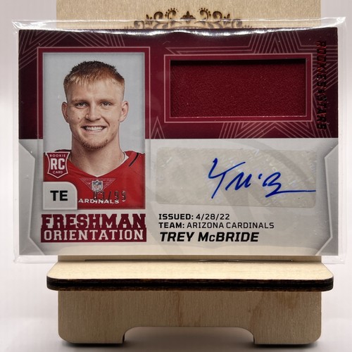 2022 Panini Rookies & Stars Freshman Orientation/99 Patch Auto Trey McBride.
