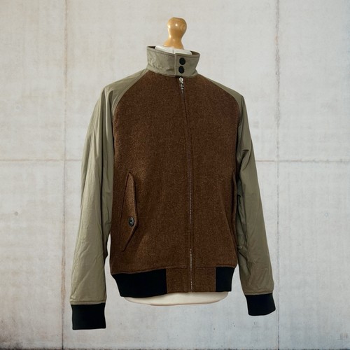 One Of A Kind Sample Pretty Green x Harris Tweed Harrington Jacket Size Medium - Bild 5 von 17
