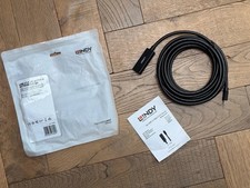 Lindy USB 3.2 Gen 2 USB-C Male to HDMI Female Active Hybrid Cable 3m Black