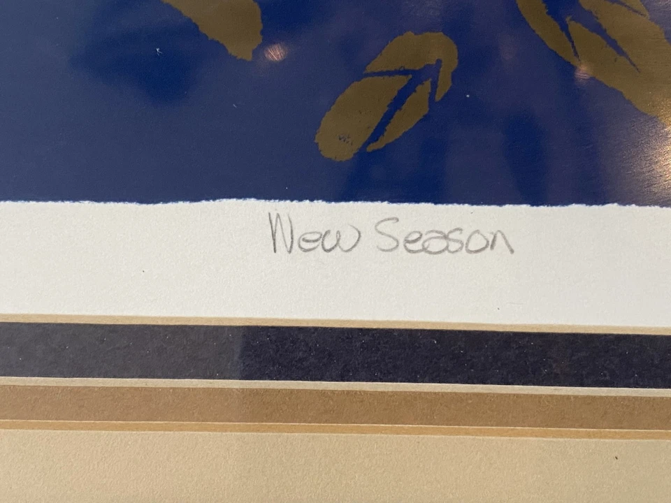 MARC BEAUREGARD, NOVA TEMPORADA, 9/50, LITOGRAFIA ASSINADA, EMOLDURADA E FOSCA - Imagem 4 de 4