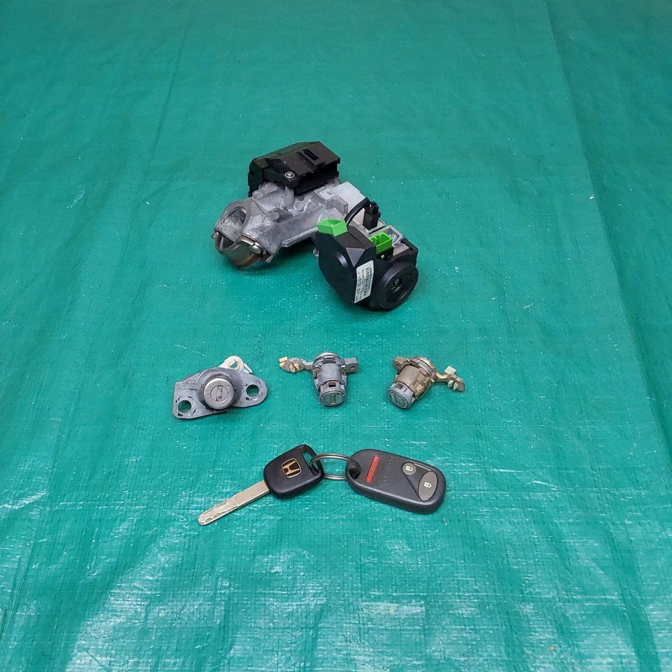 2003-2005 Honda Civic interruptor de ignição, imobilizador e conjunto de trava de porta com chave fabricante de equipamento original - Imagem 4 de 4