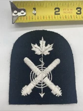 Canadian Military Navy Torpedo Anti Submarine Trade Patch Insignia Rank Cut Felt
