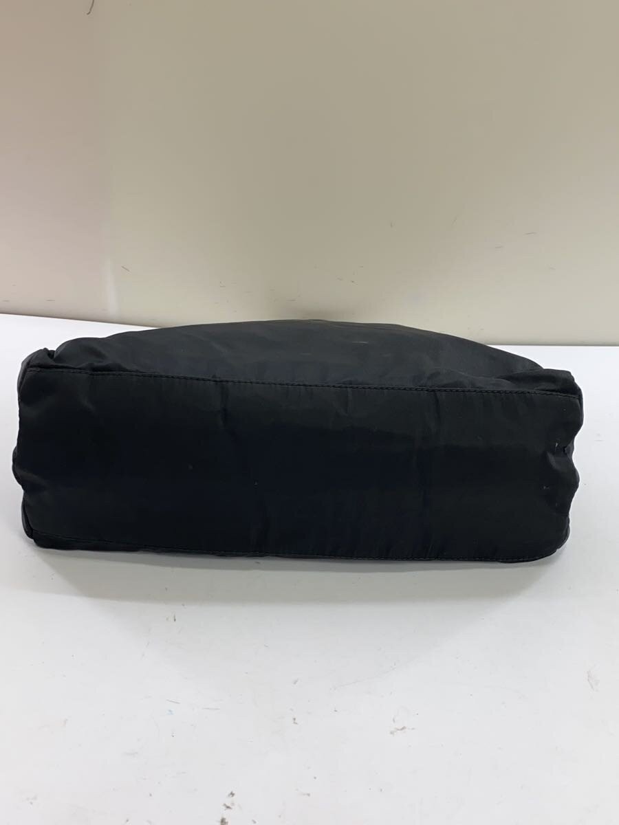PRADA handbag nylon black plain thumbnail 4