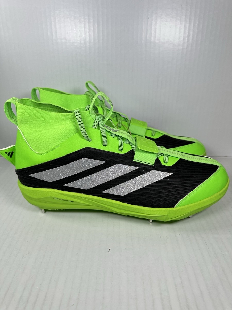 Size 13 Adidas Adizero Edge + METAL Solar Green/Black Men  display picture 1