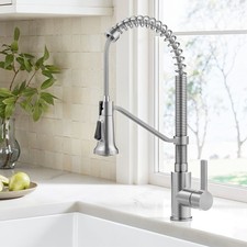 Kraus KPF-1693 Britt 1.8 GPM 1 Hole Pre-Rinse Pull Down Kitchen - Stainless