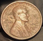 1931 D 1C BN Lincoln Wheat Penny Cent! Semi Key Date! Album Filler