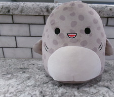 Azi The Grey Leopard Shark, Squishmallow, Sealife Squad, 8
