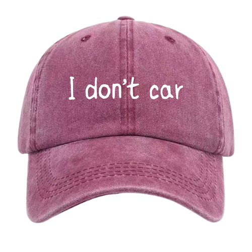  I don't car Dad Mütze Intentional Typo Grafik Unisex Vintage Washed Snapback - Bild 14 von 17