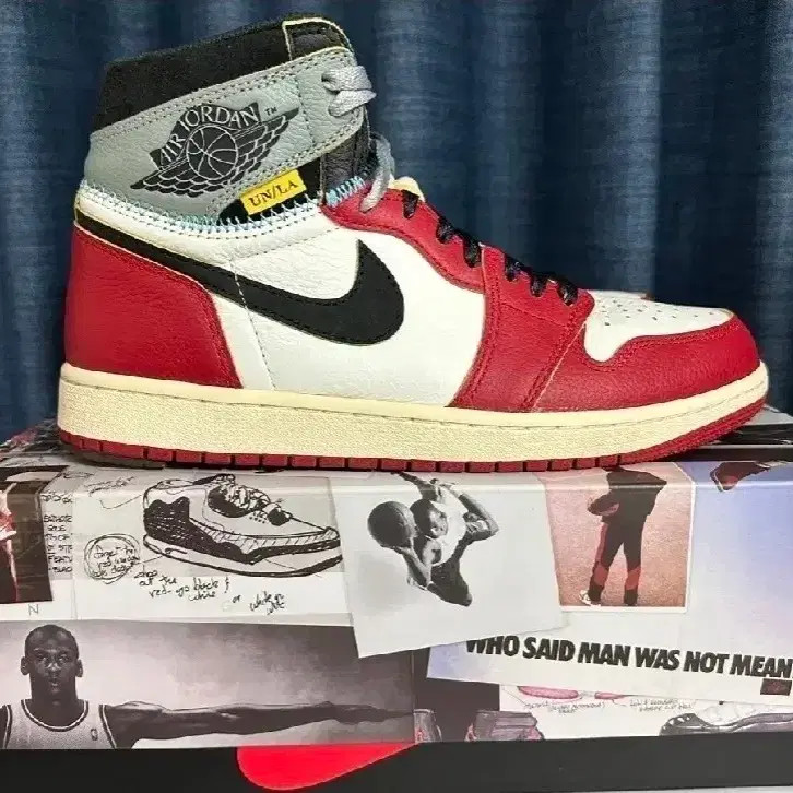 Nike Air Jordan 1 Retro High OG Union Chicago Sneakers 270 thumbnail 7